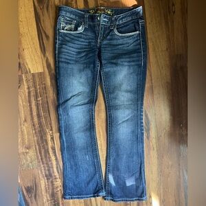 Maurices Denim with Yellow Accents